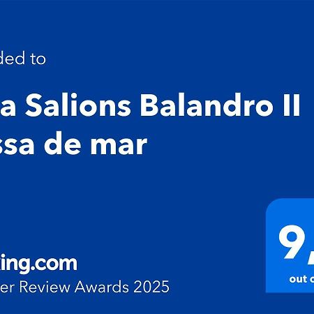 Cala Salions Balandro II Tossa De Mar Apartment Canet De Mar Luaran gambar